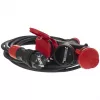 Alargador con carrete AWTOOLS AW70233 25m 4 tomas con protección contra sobrecalentamiento