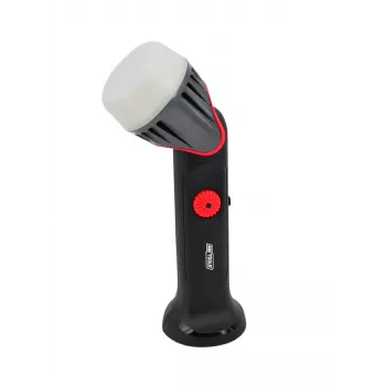 AWTOOLS BLACK LINE ROTTO Lámpara de taller LED SMD 1000 lm, recargable, USB-C, base magnética, gancho giratorio, IP54