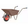 AWTOOLS carretilla de obra 85L 1,5mm marrón con cubierta de rueda