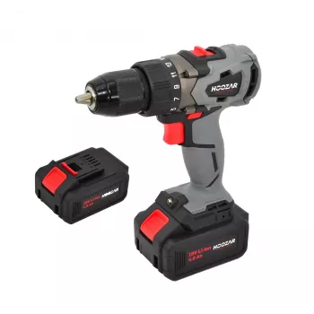 AWTOOLS HOOZAR Atornillador percutor a batería 18V 2x4,0Ah 60Nm CD60BL-M2