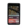 AWTOOLS juego de brocas helicoidales HSS-Co cobalto 25 piezas 1-13 mm para taladrar metal