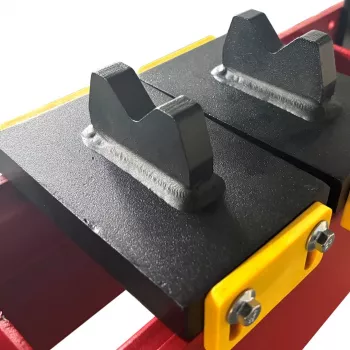 AWTOOLS prensa hidráulica con manómetro PROF 30T 55-1035mm con pedal y rejilla de protección Black Line