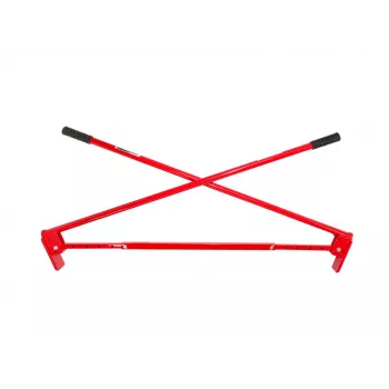 AWTOOLS Grapadora para pavimento con empuñadura paralela, apertura de mordaza 100-400 mm, 100 kg de carga, acero, para dos personas