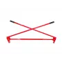 AWTOOLS Grapadora para pavimento con empuñadura paralela, apertura de mordaza 100-400 mm, 100 kg de carga, acero, para dos personas