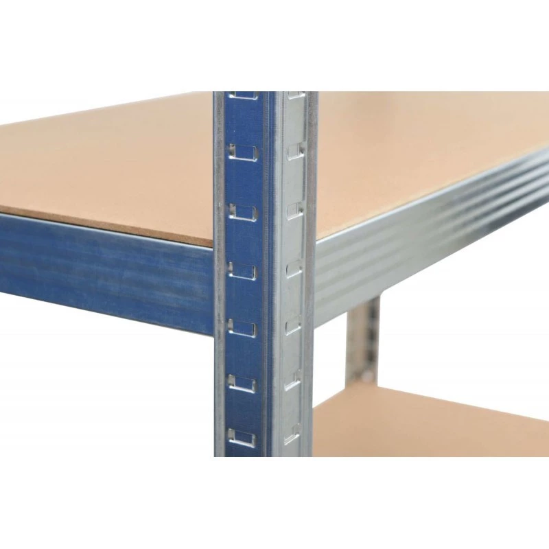 AWTOOLS Estantería 5 baldas 180x90x40 cm Carga 250 kg por balda Acero galvanizado de 5,0 mm