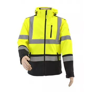AWTOOLS Chaqueta softshell T3 reflectante XXXL negra