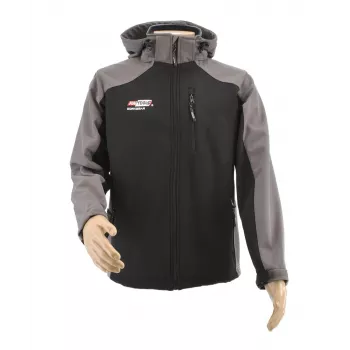 AWTOOLS Chaqueta softshell T4 Gris-Negro Talla L