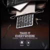 AXAGON HMC-KB-US Teclado USB-C con hub 9 en 1, QWERTY US, HDMI 4K, Gigabit LAN, lector de tarjetas, 0,6 m