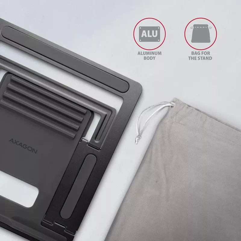 AXAGON STND-L Soporte para portátil de 10-16