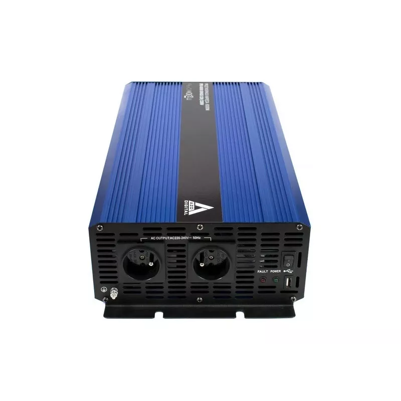 Inversor de onda senoidal pura AZO Digital 12 VDC / 230 VAC SINUS IPS-6000S 6000W