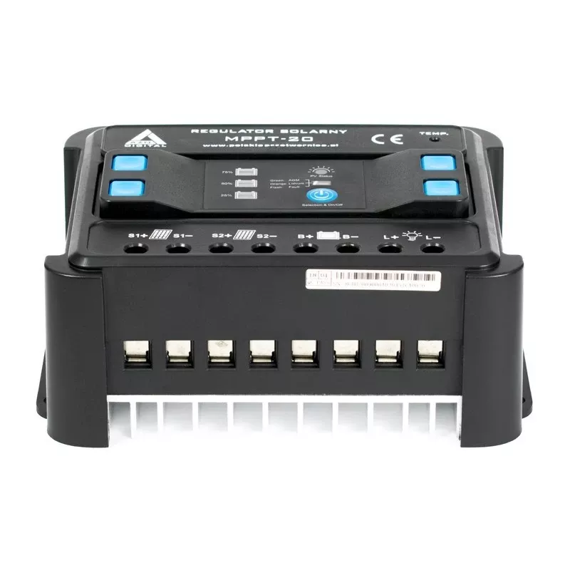 Regulador de carga solar MPPT AZO Digital 12/24V 20A