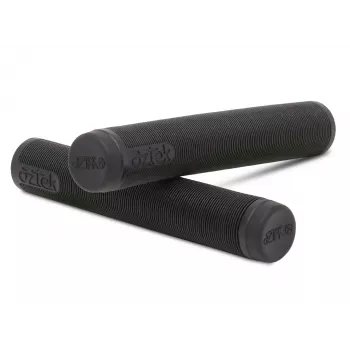 Aztek Lite Grips Aqua - puños para patinete con tapones de manillar, 165mm, TPR, sujeción de 22,2mm