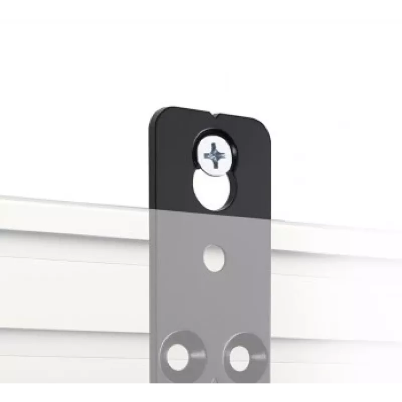 B-TECH SYSTEM X Soporte de montaje en riel para BT8390 - 5 mm de la pared, negro