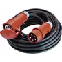 Bachmann 344.172 Cable de extensión para exterior 25m H07RN-F 3G1.5 IP44 Schuko negro