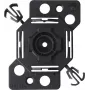 Bachmann 375.542 Placa de montaje individual para dispositivos 50x50 mm, negro