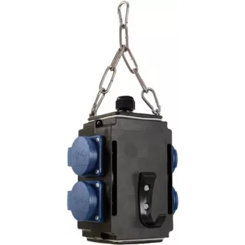 Bachmann POWERCUBE distribuidor de corriente trifásico, 4 tomas CEE 16A, 11 kW, entrada 32A 349.300