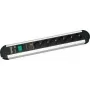 Bachmann PRIMO regleta de 8 tomas con interruptor, 1,75 m, negra 331.007