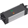 Bachmann STEP ALU Regleta de enchufes con protección contra sobretensión y 1 enchufe Schuko, entrada GST18