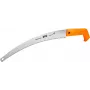 Bahco 340-6T Sierra de podar con hoja de 360 mm cromada dura, dentado XT, 6 TPI, mango ergonómico de dos componentes, naranja