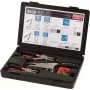 Bahco 9938 set de alicates de anillos de seguridad, 4 piezas, 180 mm, interiores/exteriores, rectos/curvos, bolsa enrollable