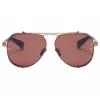 BALMAIN BPS-125E-62 gafas de sol piloto hombre gunmetal gris 62mm
