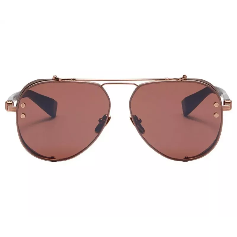 BALMAIN BPS-125E-62 gafas de sol piloto hombre gunmetal gris 62mm