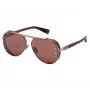 BALMAIN BPS-125E-62 gafas de sol piloto hombre gunmetal gris 62mm