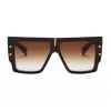 BALMAIN Gafas de sol de mujer BPS-144C-57 Montura de acetato cat eye Lentes grises 57/14/145 mm