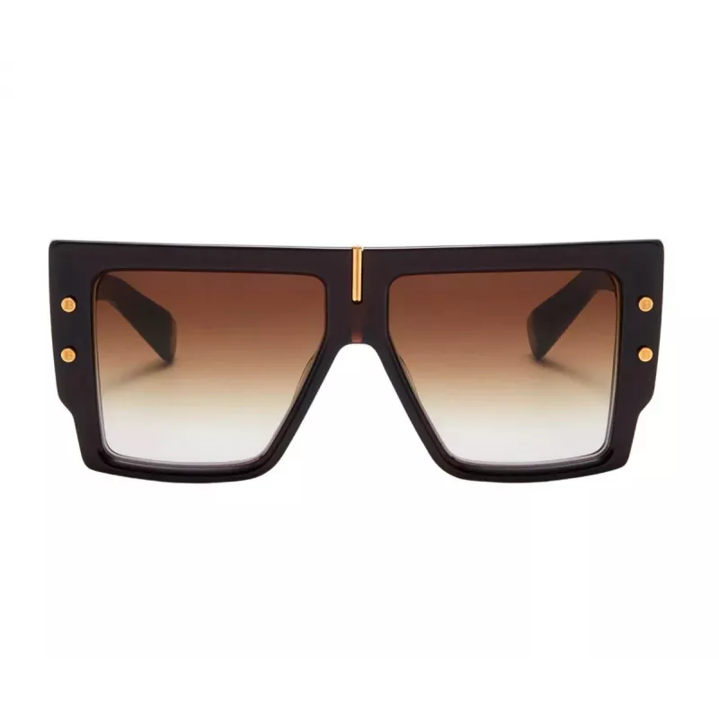 BALMAIN Gafas de sol de mujer BPS-144C-57 Montura de acetato cat eye Lentes grises 57/14/145 mm