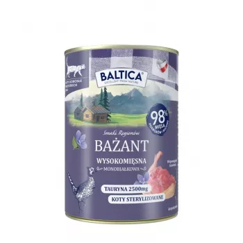 BALTICA Regional Flavours Alimento para gatos adult con faisán 400g
