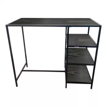 TABURETE GABE NEGRO/NEGRO 100X120X60CM
