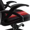 Baracuda ABALONE-B/R silla gaming negra/roja – piel sintética PU, reposabrazos 2D, gas lift clase 4