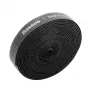 Baseus ACMGT-F01 Brida organizadora de cables universal de franela, polipropileno (PP), negro, 3m