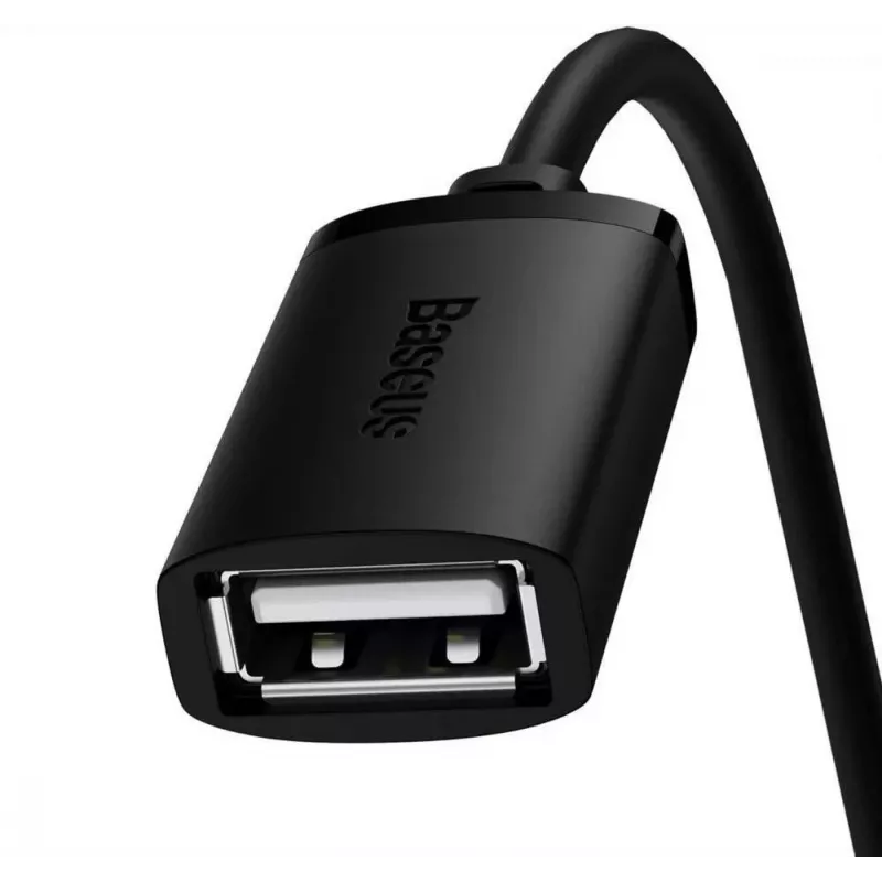 Baseus AirJoy Series Cable de extensión USB 2.0 1,5 m negro