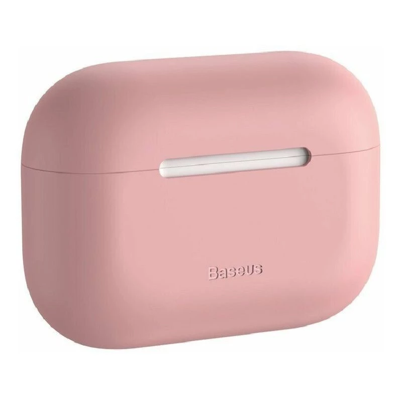 Baseus funda protectora de silicona gel Silica para AirPods Pro rosa