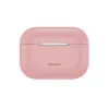 Baseus funda protectora de silicona gel Silica para AirPods Pro rosa