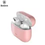 Baseus funda protectora de silicona gel Silica para AirPods Pro rosa