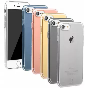 Baseus Apple Simple Series Funda para iPhone7 ARAPIPH7-A03 Transparente Azul