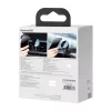 Baseus Big Energy Soporte para coche con cargador inalámbrico 15W para iPhone 12/13 (Negro)