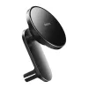 Baseus Big Energy Soporte para coche con cargador inalámbrico 15W para iPhone 12/13 (Negro)
