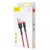Cable Lightning Baseus Cafule 2A 3 m rojo/negro (CALKLF-R09)