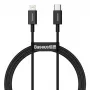 Baseus Superior Series Cable de USB-C a Lightning, 20W PD, 1 m, Negro (CATLYS-A01)