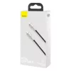 Baseus Cafule Series cable USB-C a Lightning de metal PD 20W 1m negro