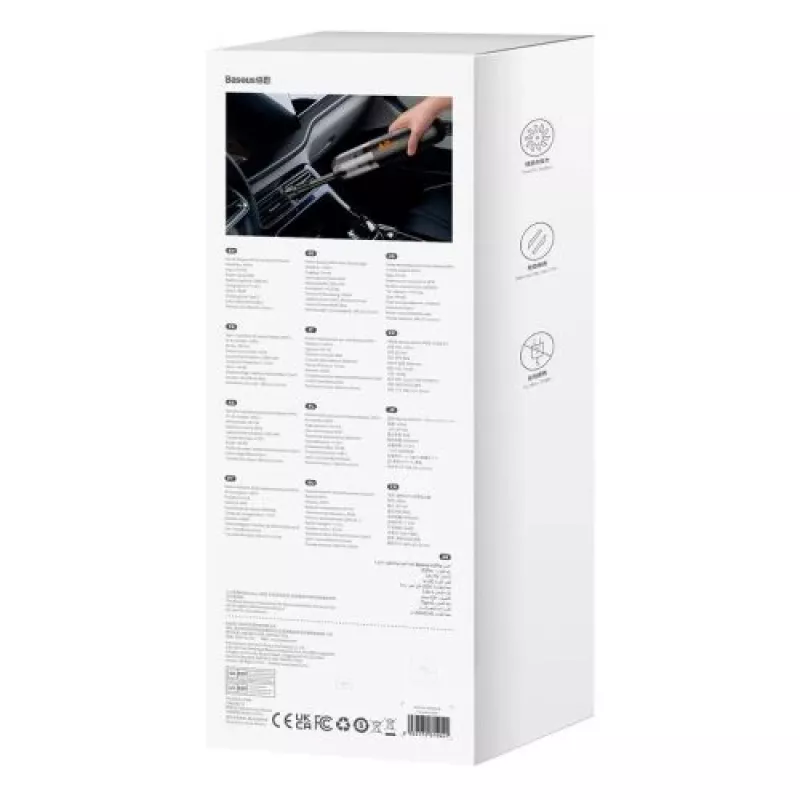Aspirador de coche Baseus A2 Pro, potencia de succión 6000Pa, 80W, negro