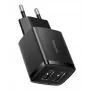 Baseus Cargador compacto 2x USB 10.5W negro