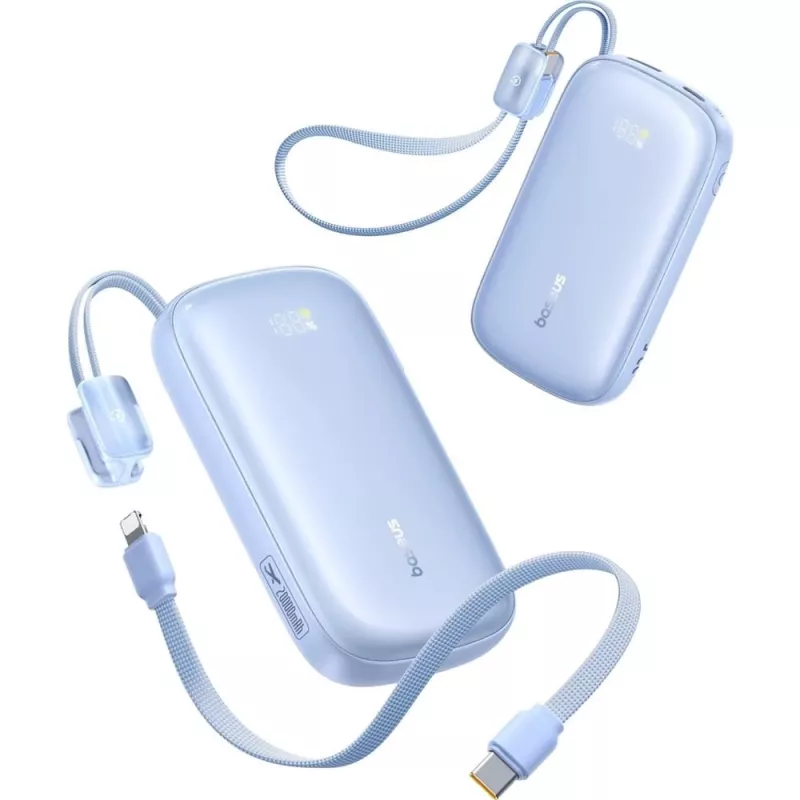 Batería externa Baseus EnerFill FC21 Qpow 3 Ultra 20000 mAh 22,5W azul