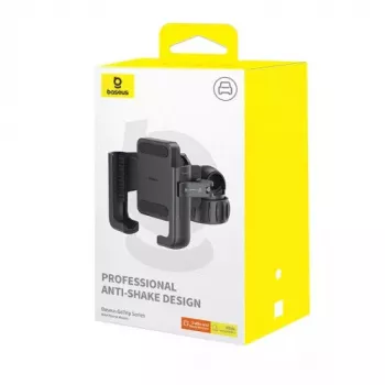 Soporte para teléfono Baseus GoTrip Series para bicicleta, patinete, ciclomotor (5,7 - 7,2 pulgadas), Negro
