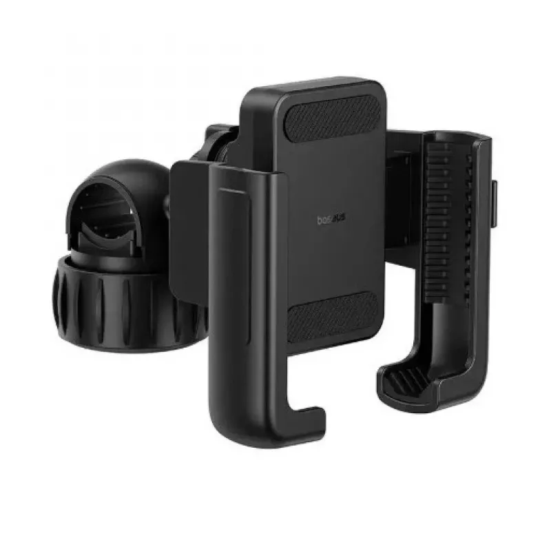 Soporte para teléfono Baseus GoTrip Series para bicicleta, patinete, ciclomotor (5,7 - 7,2 pulgadas), Negro