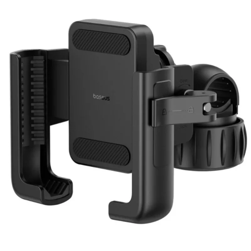Soporte para móvil Baseus GoTrip Series para bici, patinete, ciclomotor (5.7-7.2 pulgadas), negro