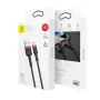 Baseus cable Lightning Cafule 2A, 3m rojo/negro (CALKLF-R91)